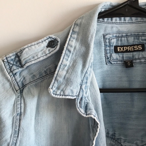Express denim button up - Picture 4 of 8